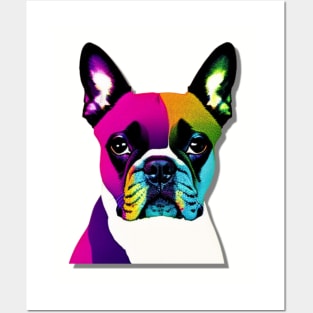 Pop Art Boston Terrier Posters and Art